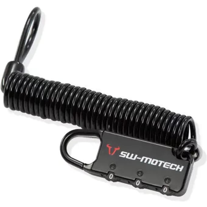 Sw-motech 180 Cm With Code Kabelslot Zilver 180 cm
