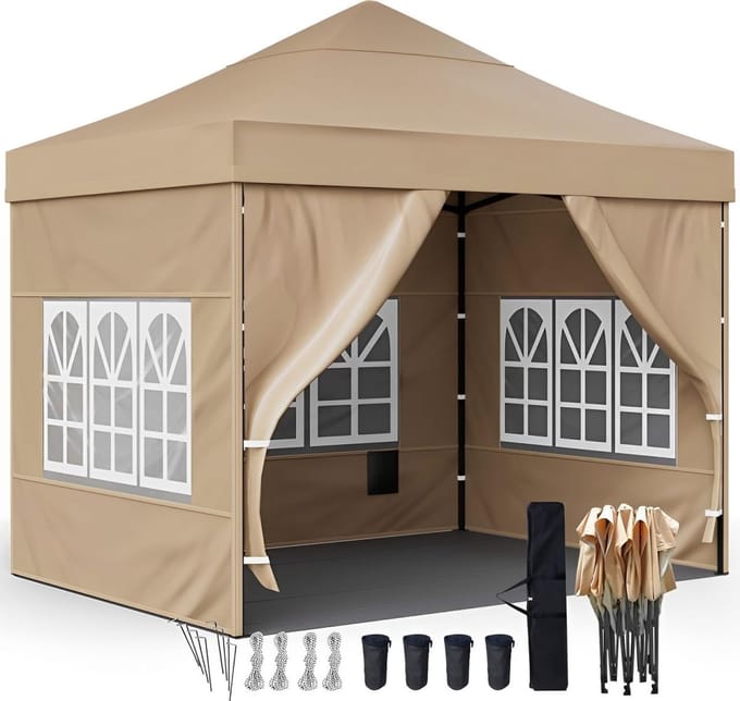 Easy Up Partytent - Paviljoen Opvouwbaar - Extra Stevig