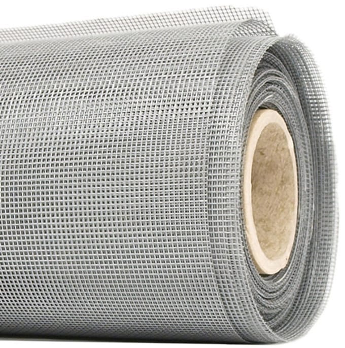 Horrengaas fiber 100 cm 30 grijs