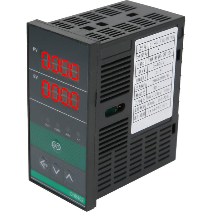 BERM CHB402 Thermostaat Intelligente Digitale Display Temperatuurregelaar AC180 240V 0 400 celsius gray