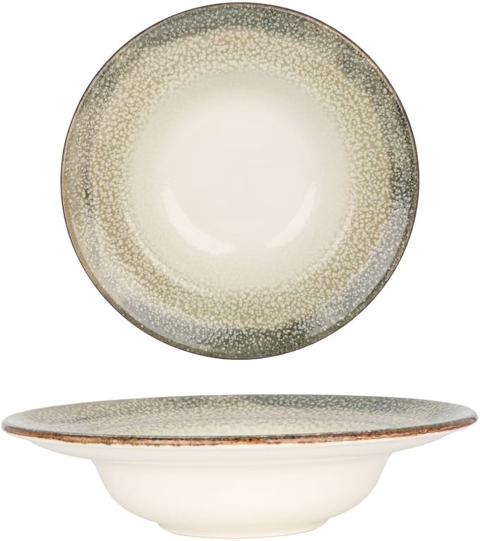By Bone Pastabord - Spazio - Porselein - 25 cm (400cc) - set van 2