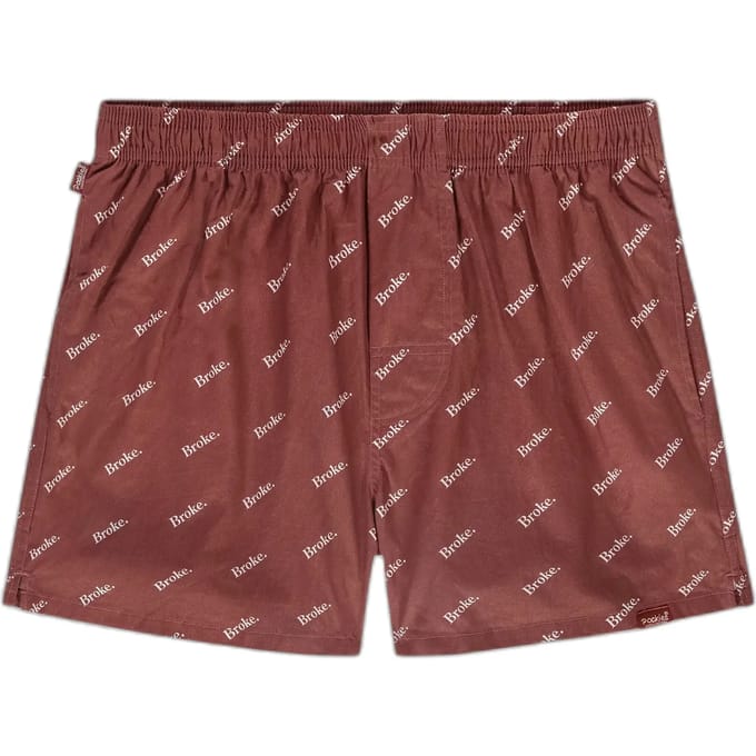 Pockies heren wijde boxershort broke rood