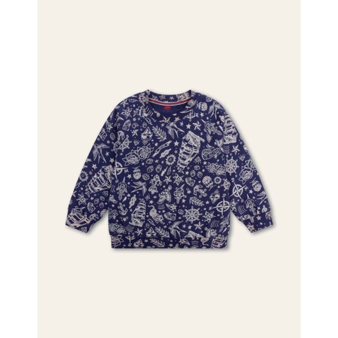 Oilily Hutt Sweater- maat104/4yr Patriot Blauw