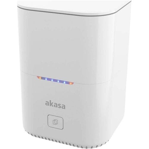 Akasa DuoDock MX M.2 SSD-behuizing USB-C 3.2 Gen 2 10 GBit/s M.2 PCIe NVMe 2242, 2260, 2280 AK-DK09U3-WHCMV2