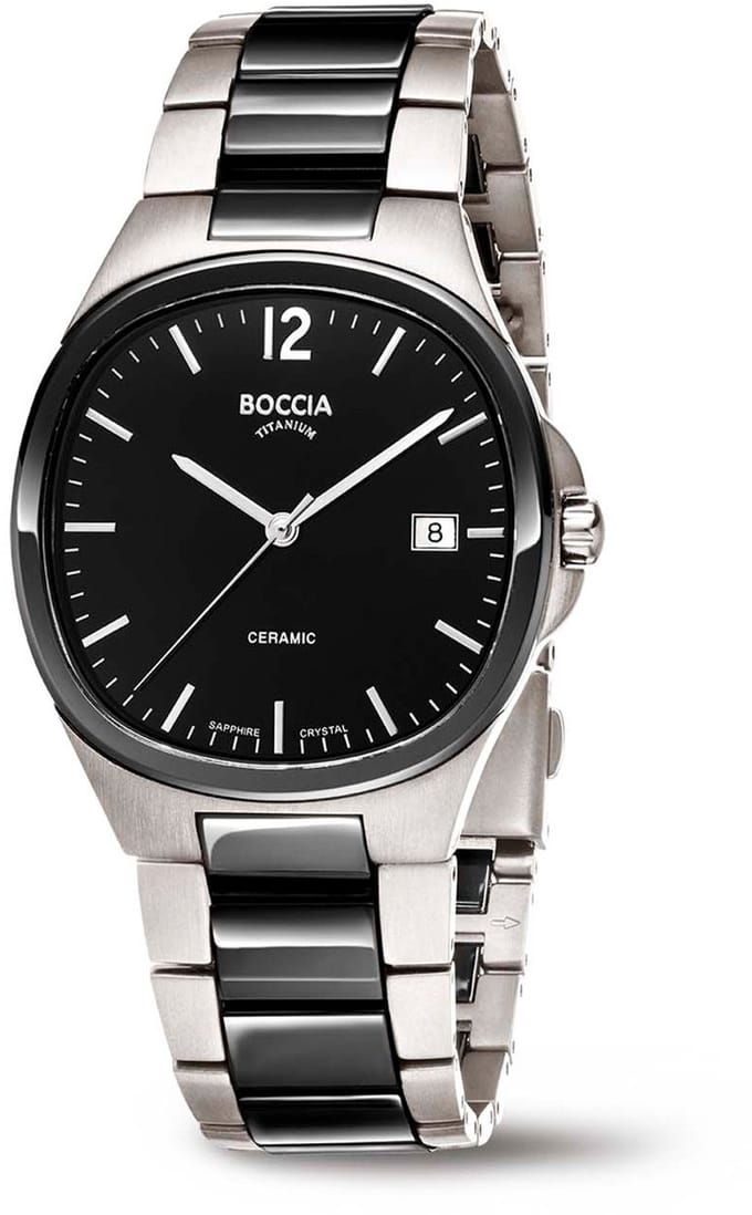 Boccia Titanium 3668-01 Heren Horloge