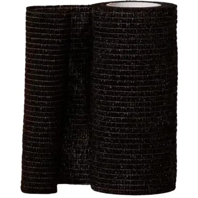 Grooming Deluxe - VetCoFlex wrap box 24pcs 1m zwart