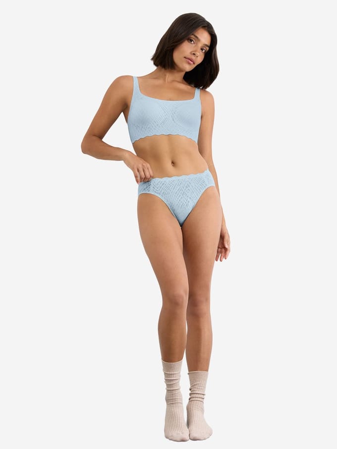 Sloggi Women ZERO Feel Bliss High leg (1-pack) - dames slip - lichtblauw