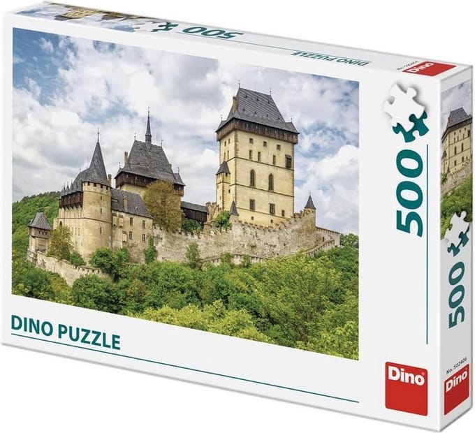 Dino puzzel Karlstein Castle - 500 stukjes legpuzzel landschap.