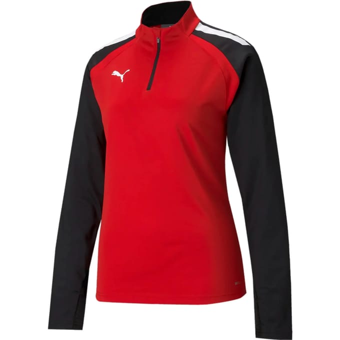 Trainings top 1/4 zip vrouw Puma Team Liga
