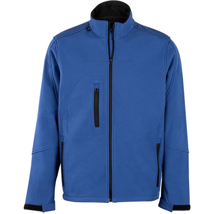 Milanoro - Wind- en waterdichte softshell jas - Jas zonder kap - Koningsblauw - XL