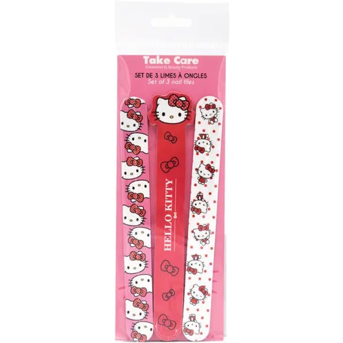 Hello Kitty Nagelvijl Nagelverzorging- 3 Stuks - Manicure Nagel vijl