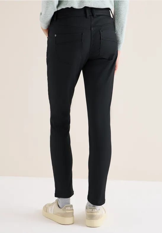 Broek in lederlook
