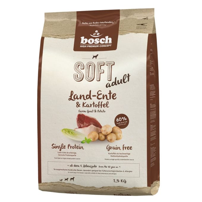 Voer BOSCH Tiernahrung Volwassen Eend Aardappelen 2,5 kg