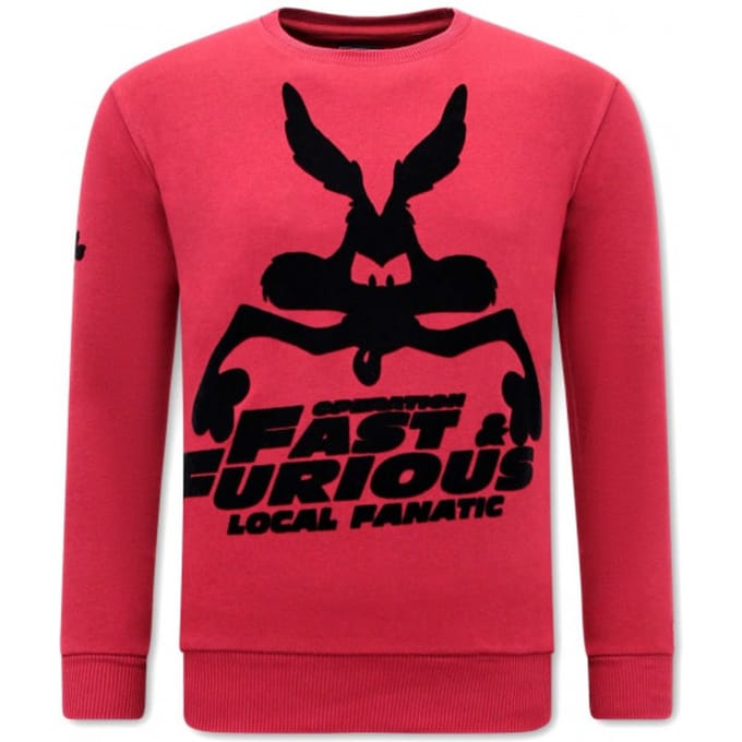 Heren Sweater - Fast and Furious - Bordeaux