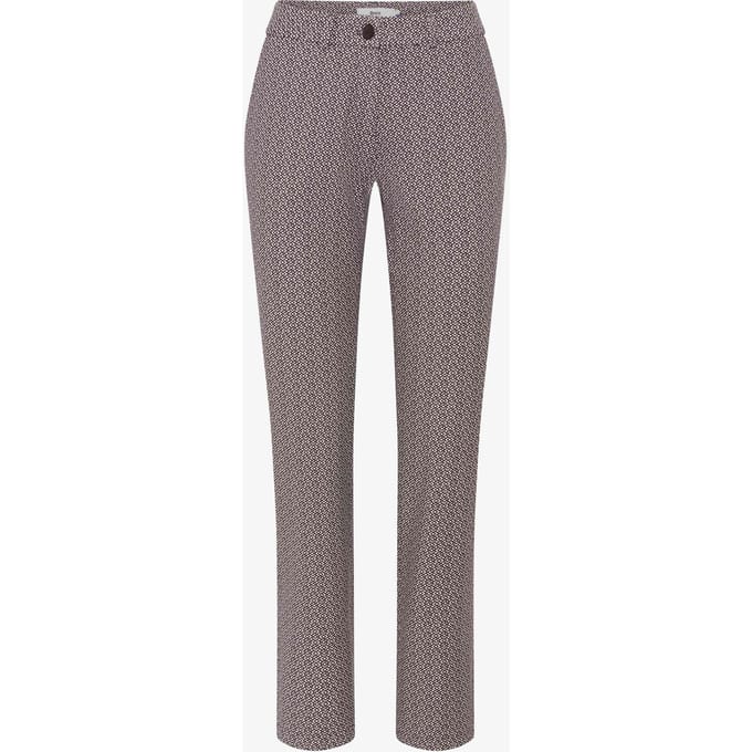 Brax Dames Chino  Style MARON S BLACKBERRY VIOLET, donkerpaars, maat 44