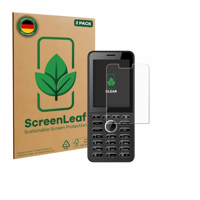 2 Stuks Screenprotector voor Energizer E288S - Hoogwaardige Beschermfolie transparant