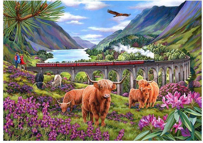 Glenfinnan Ladies Puzzel 500 XL Stukjes