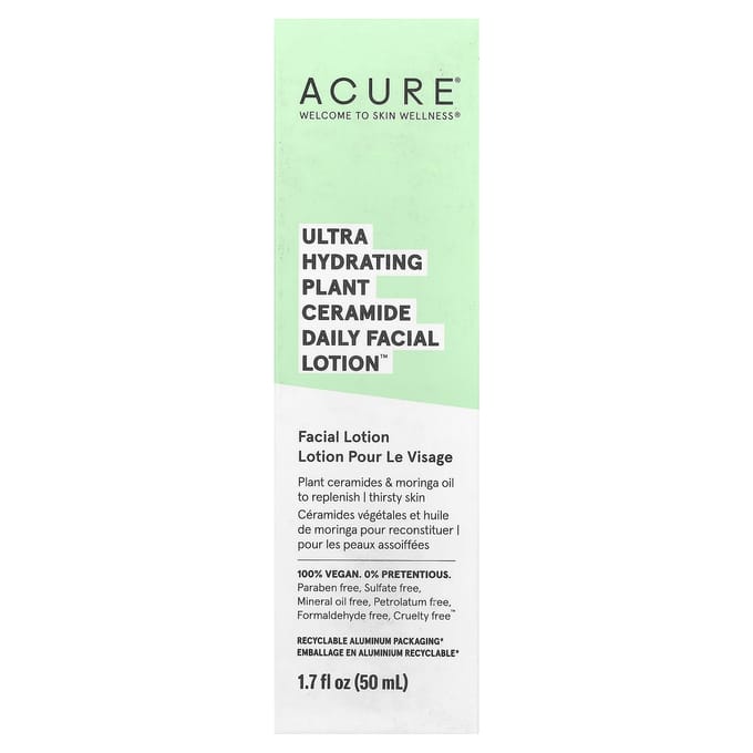 Ultra Hydraterende Plantaardige Ceramide Dagelijkse Gezichtscrème, 50Ml (1,7 fl oz) white
