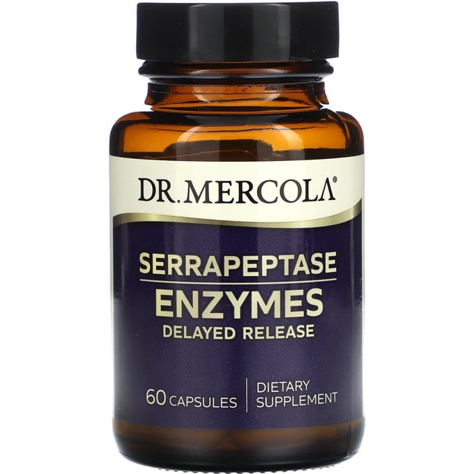 Dr. Mercola, Serrapeptase Enzym, 60 Capsules