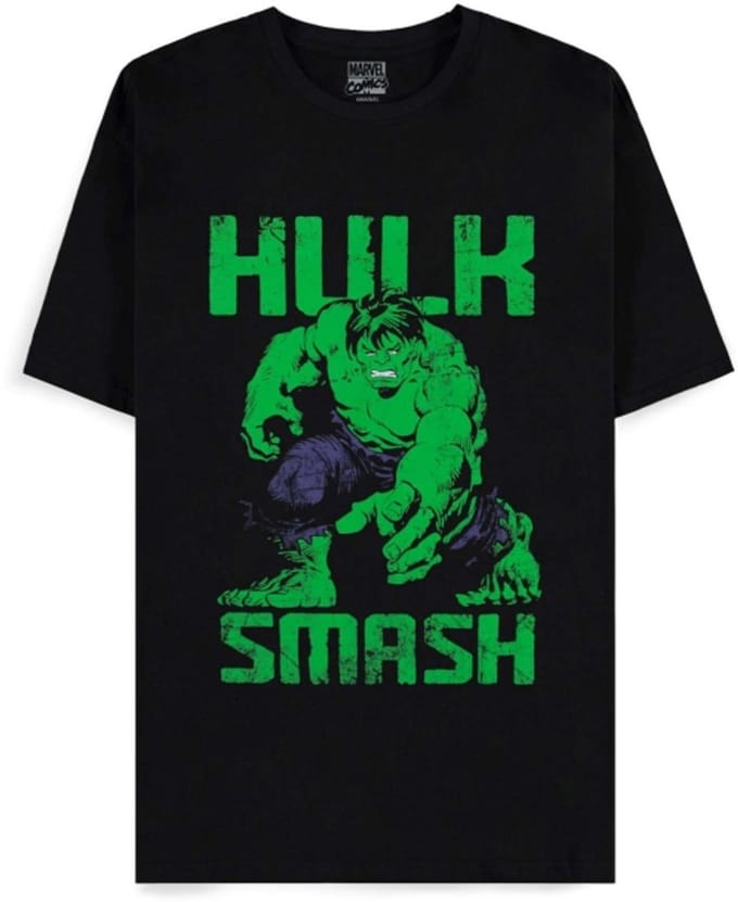 Marvel - Hulk Smash Heren Tshirt - XL - Zwart