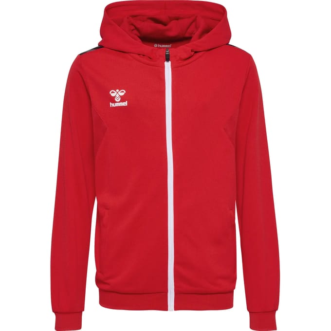 Kinder trainingsjack van polyester met capuchon en ritssluiting Hummel Authentic
