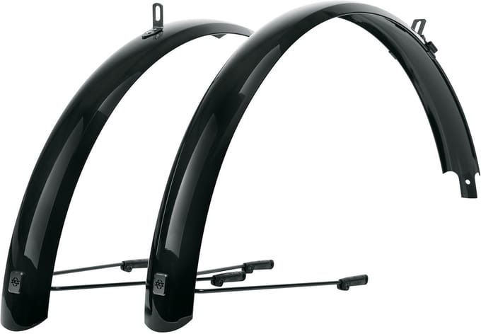Sks Bluemels 60 Mm Spatbordset Zilver 24´´