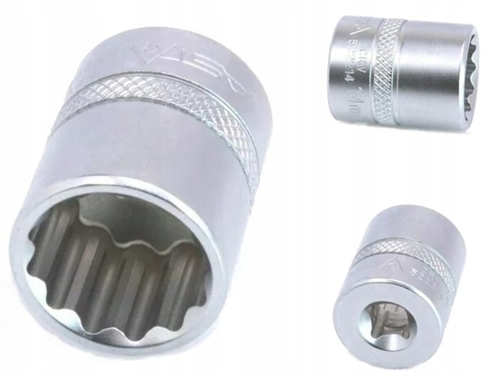 ASTA Doplagssleutel 13 mm 1/4" 12-kant Cr-V Staal