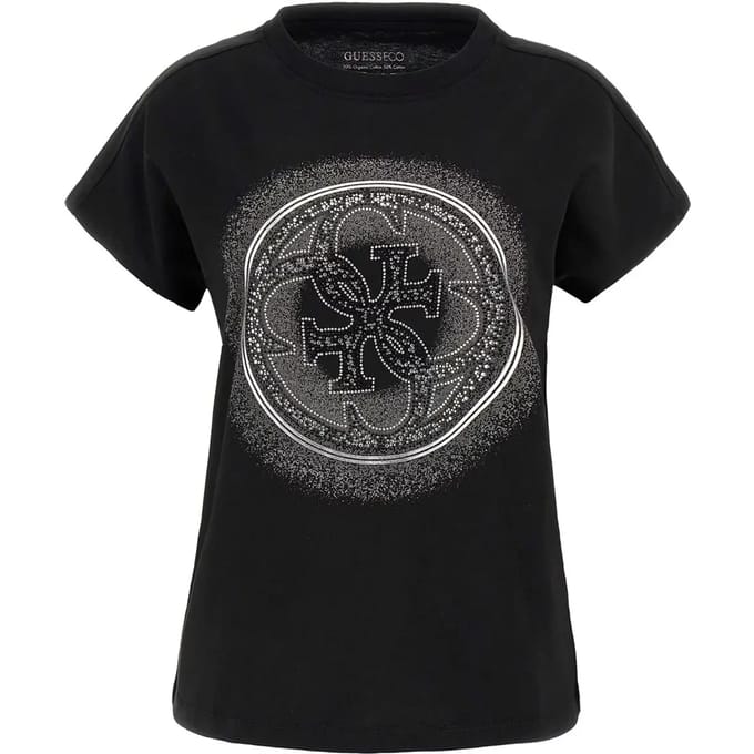 Dames-T-shirt Guess 4G Shaded Hotfix