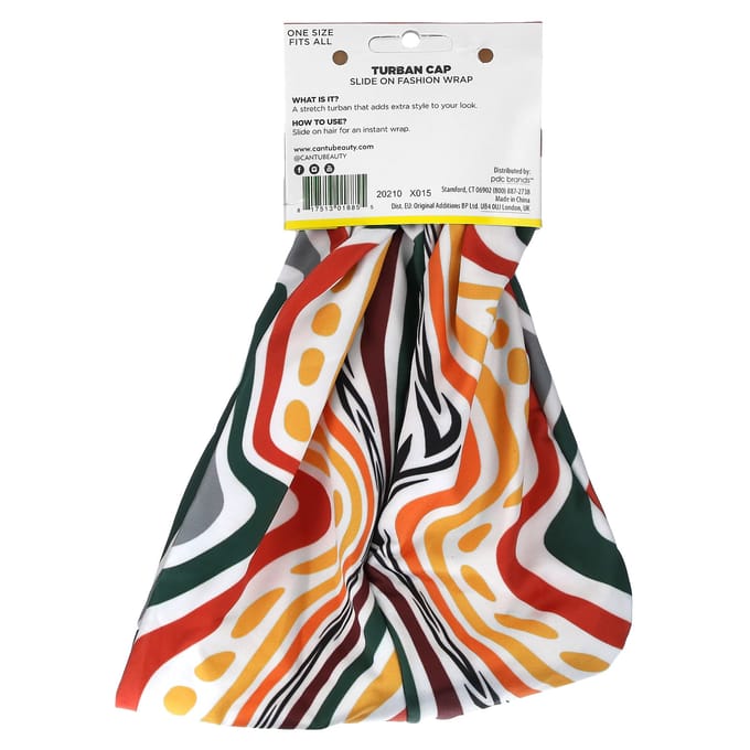 Cantu Turban Cap Slide On Fashion Band - One size