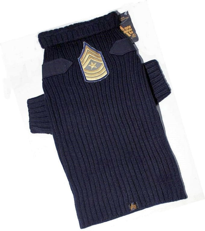 Honden Pullover - Dog Force - Marineblauw - 50 cm