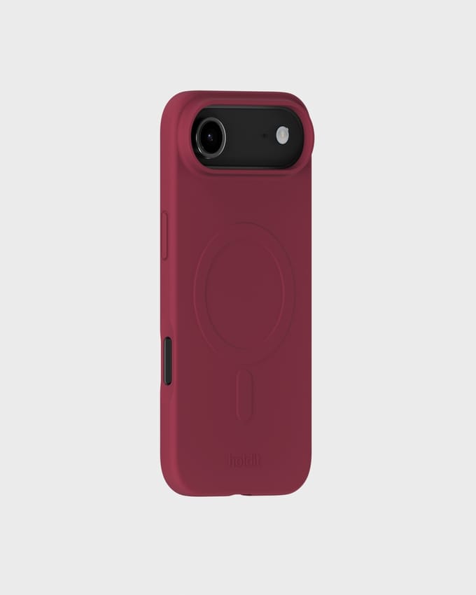 Holdit Soft geschikt voor MagSafe Case geschikt voor iPhone Air - Red Velvet