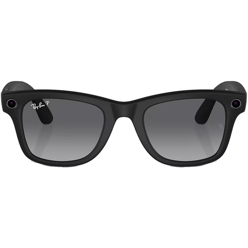 Ray Ban Ray-Ban: Meta Wayfarer - Gen1 AI-smartbril - Polarized Gradient Graphite - Matzwart