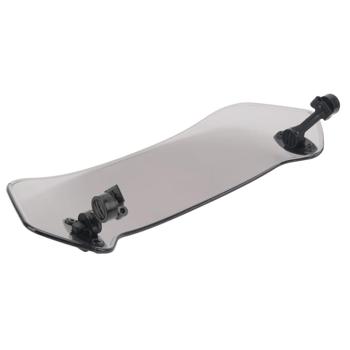 Motorfiets Windscherm Verstelbare Clip-On Windscherm Universele Winddeflector voor Motorfiets Bruin white