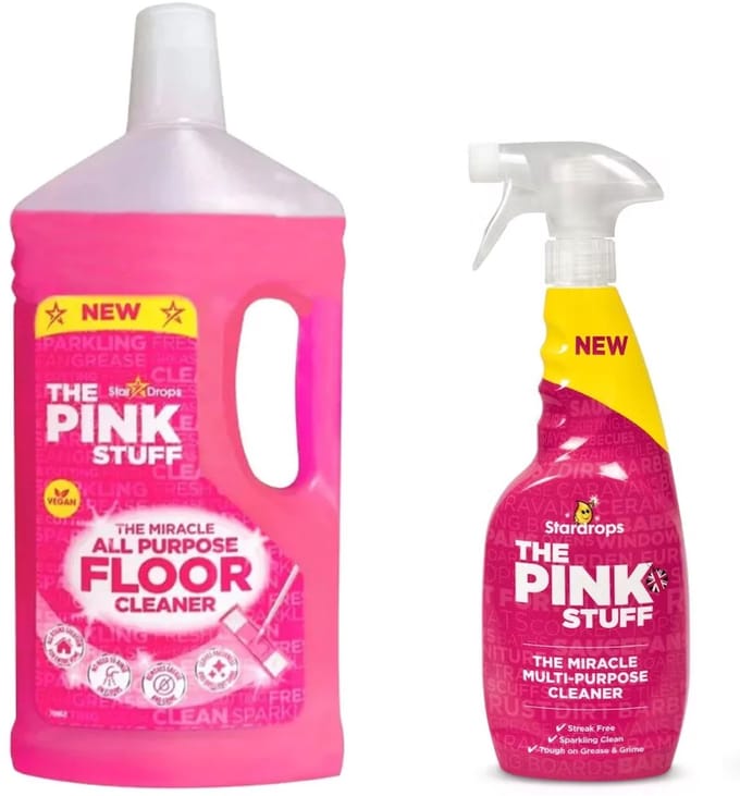 The Pink Stuff Vloer reiniging set