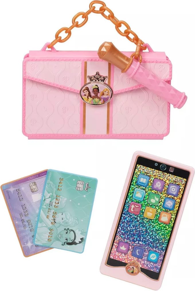Jakks Disney Princess Style Collection Play Phone & Stylish Clutch