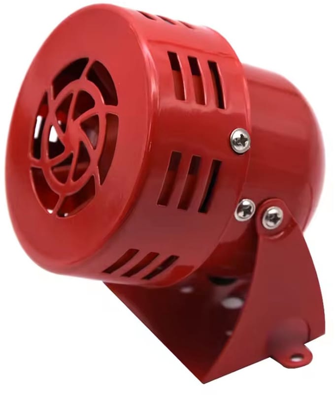Rode luchtaanval sirene hoorn - Alarm - 110 Db - Toeter - Auto - Boot - Vrachtwagen