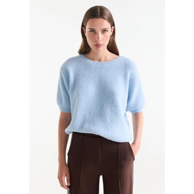 Sweater Jansen Amsterdam Manin P168 Trui Light Blue