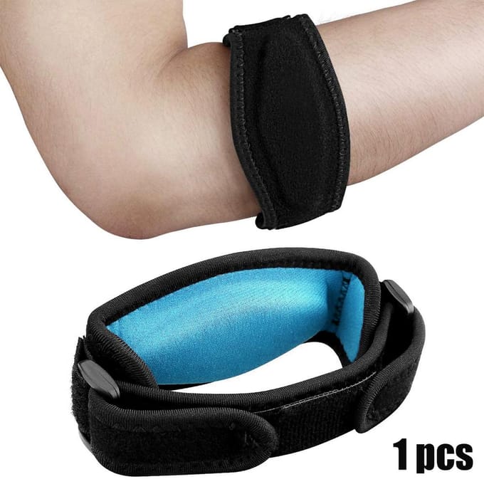 1 pièce de coudière de tennis Meilleures sangles de coude pour tennis et golfeurs avec coussinets de compression