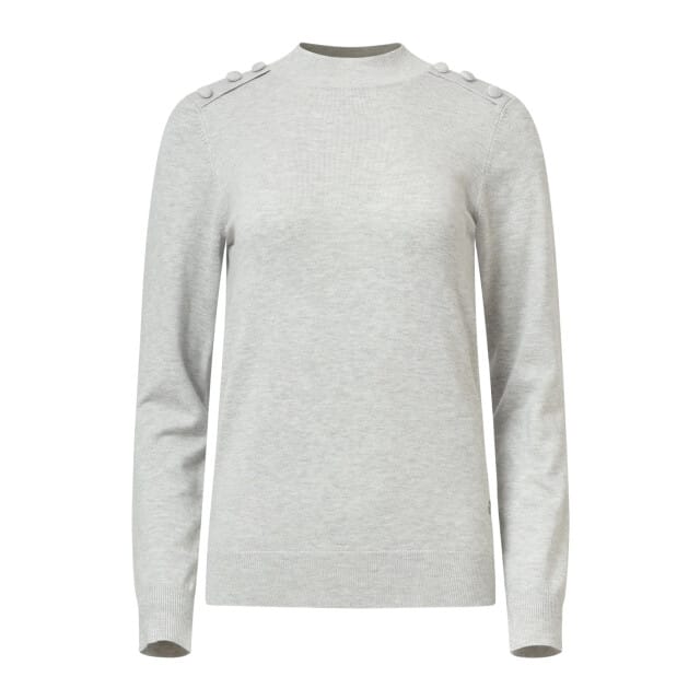 Smashed Lemon Damesgebreide top met lurex |