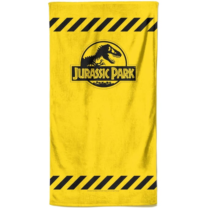 Jurassic Park Tape Beach Towel