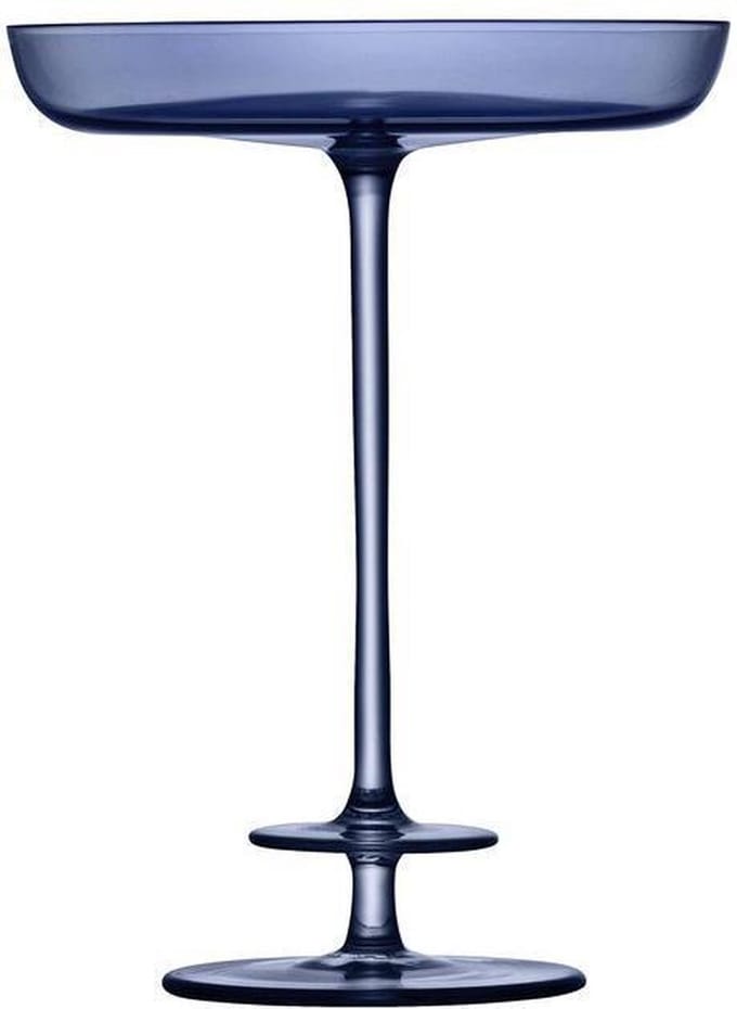 L.S.A. - Champagne Theatre Champagne Glas ø 12 cm - Glas - Blauw
