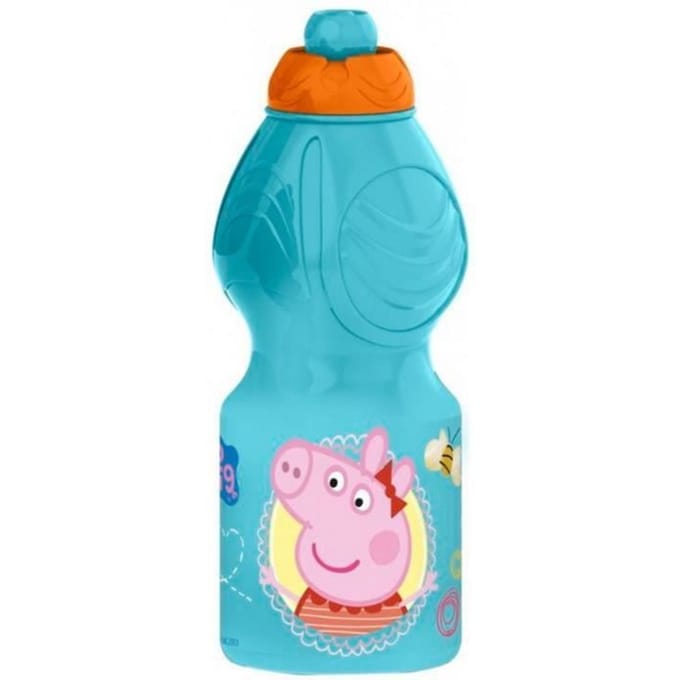 Gourde de sport - Nickelodeon - Peppa Pig - 18 x 6 cm - 400 ml - PVC alimentaire