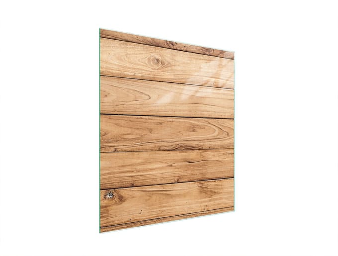 TMK ArtDeko - Snijplank - 45x52 cm - Glas - Houtprint