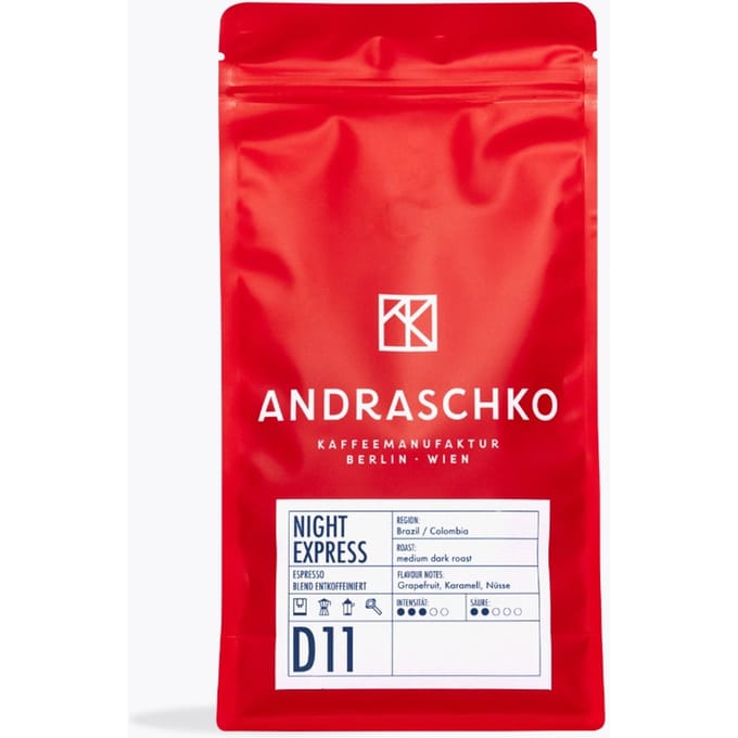Andraschko Night Express Cafeïnevrije Blend 250g