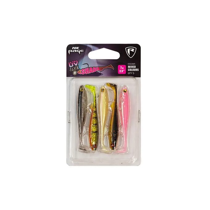 Lokvogels Fox Rage Slick Shad UV (x5)