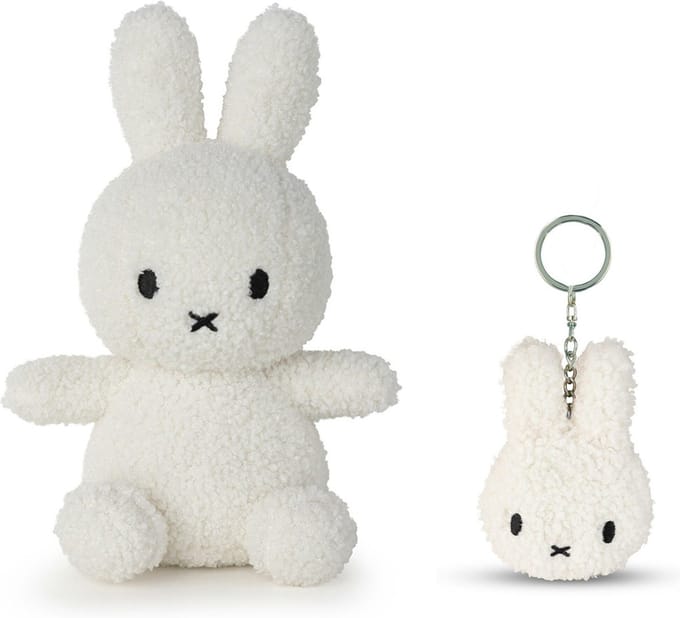 Nijntje Teddy Wit Bundel - knuffel en sleutelhanger