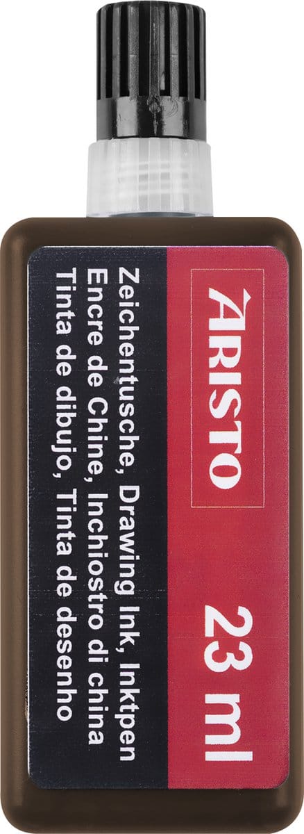 Aristo tekeninkt - inhoud 23ml - bruin - AR-64814