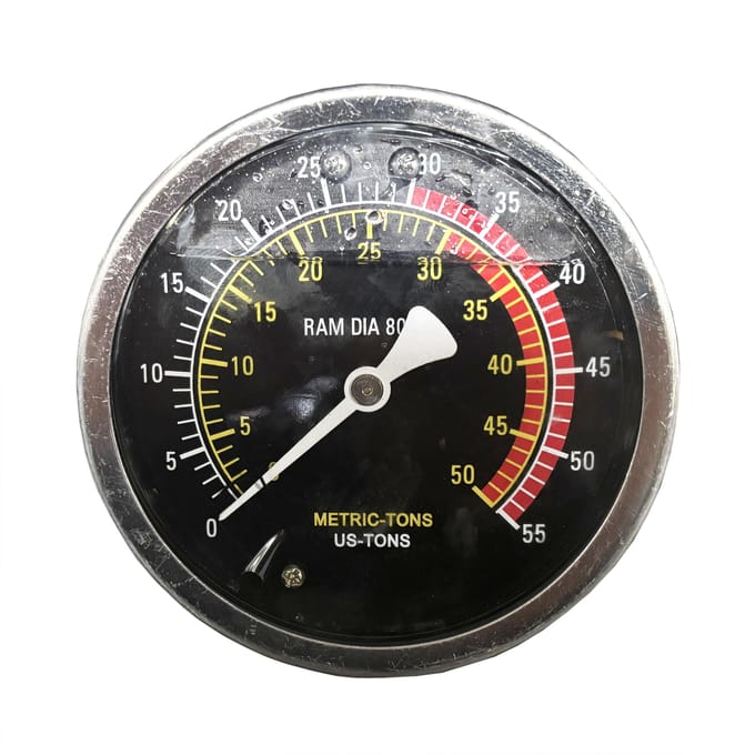 Awtools Black Line - Hydraulische Pers - 20 Ton - Manometer - Professioneel