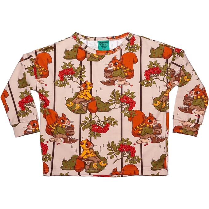 Meisjes-T-shirt met lange mouwen Raspberry Republic
