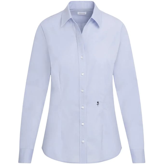 Damesblouse met lange mouwen Seidensticker Slim Fit 1/1 Kent